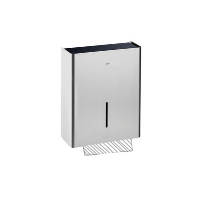 Satin stainless steel towel rack
